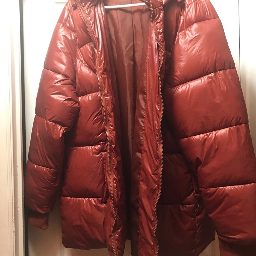 Chocolate brown coat